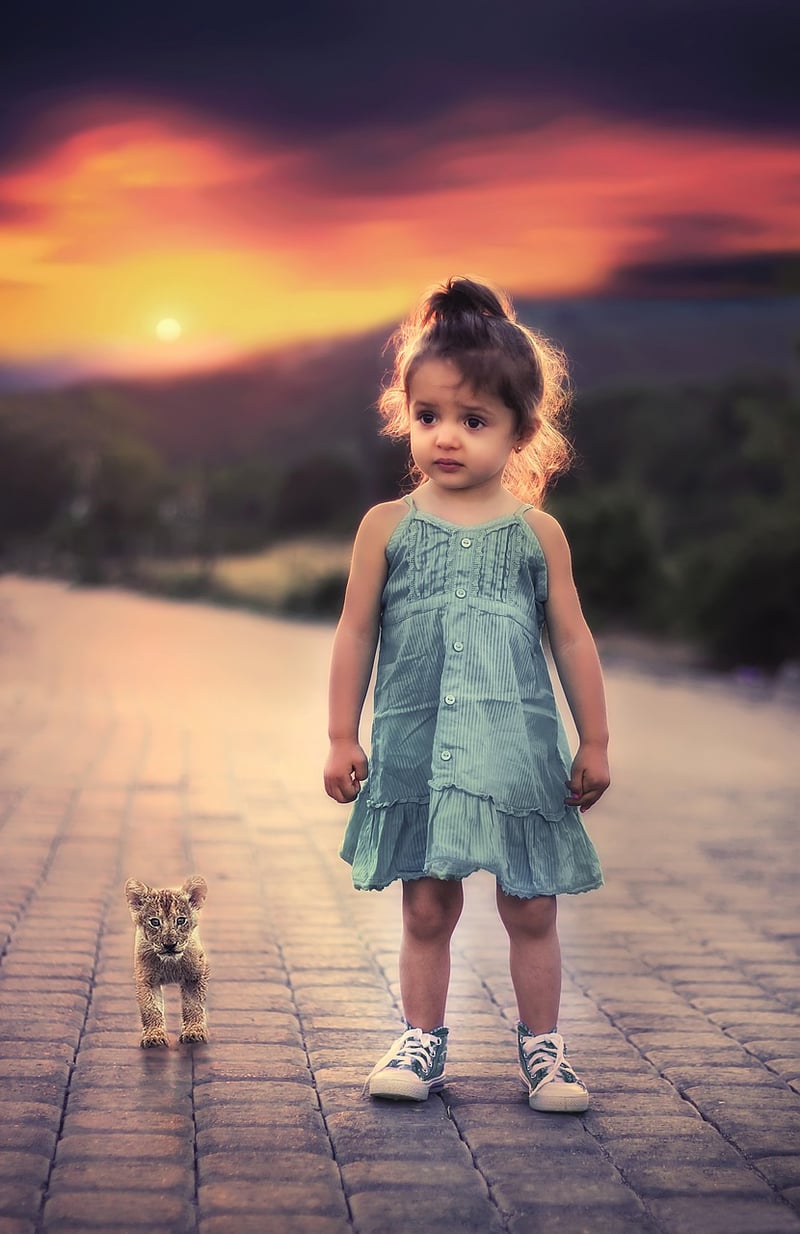 Girl with cookies